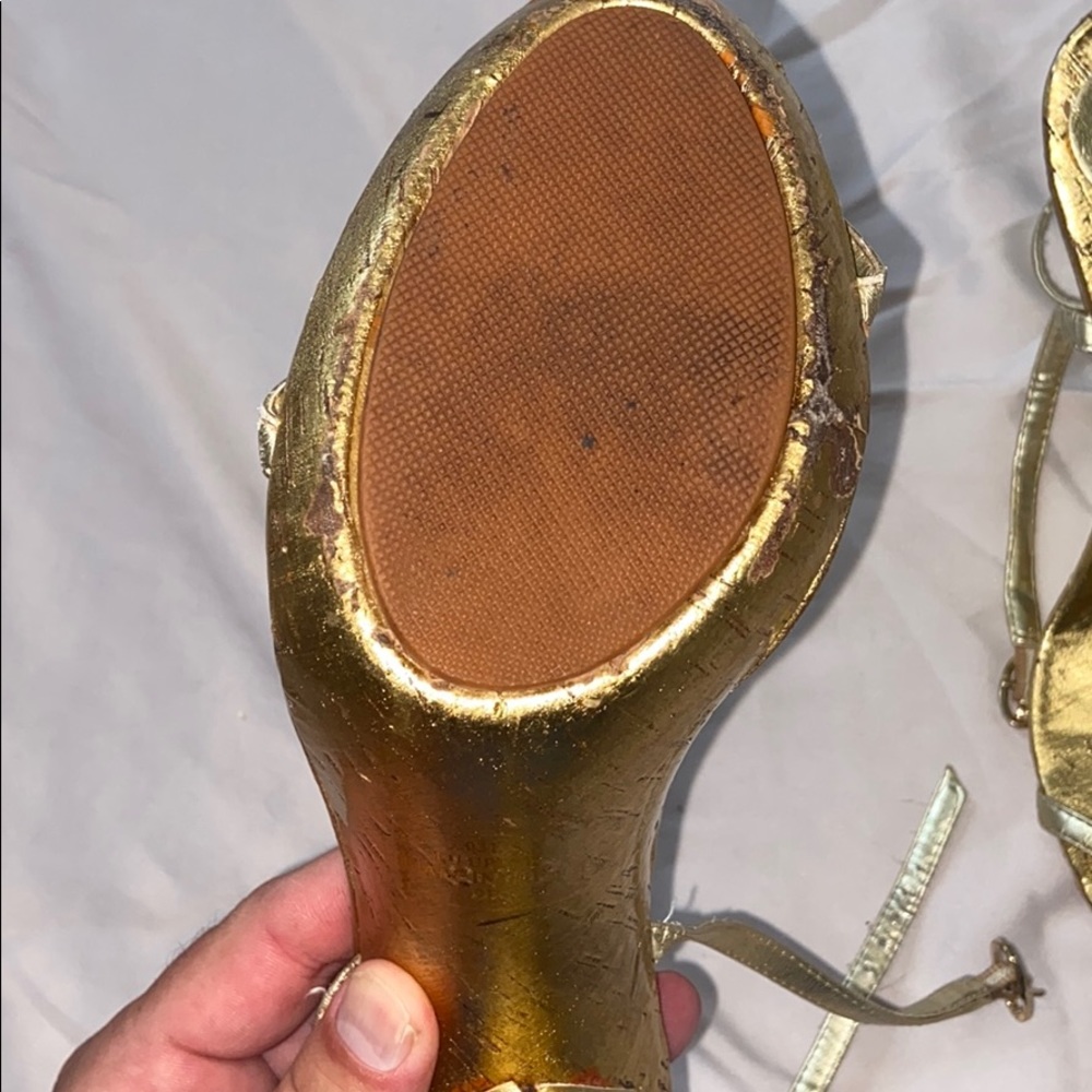 Gold Heels - Picture 2 of 4